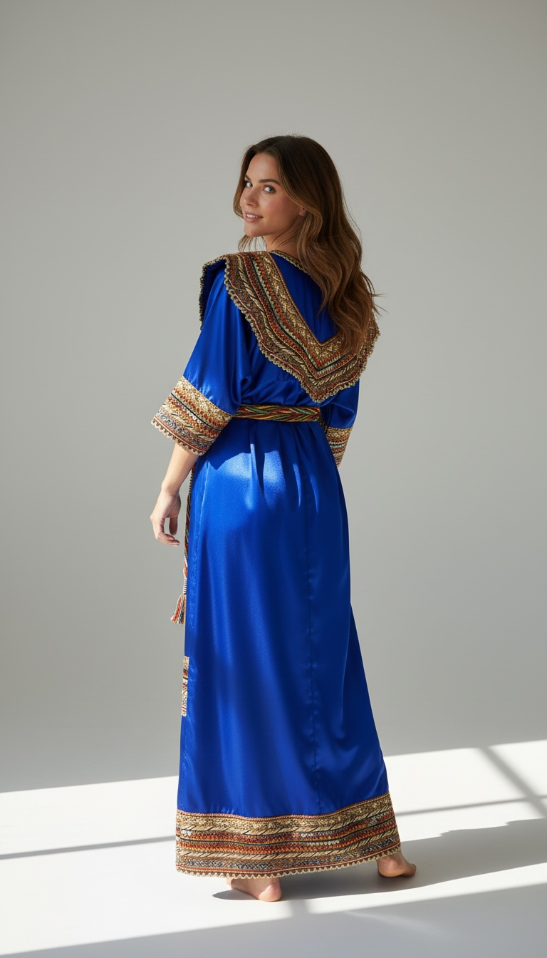 Robe kabyle Bleu roi