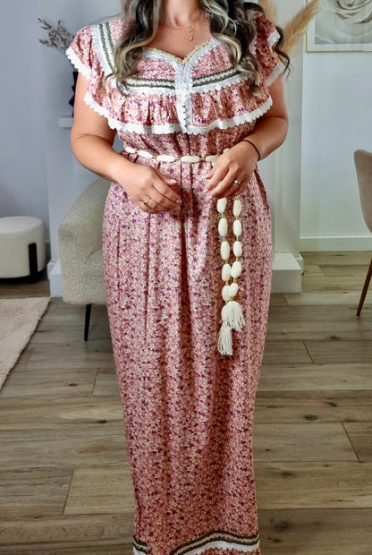 Robe kabyle rose 