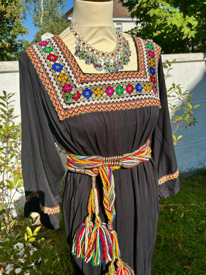 Robe kabyle col carré
