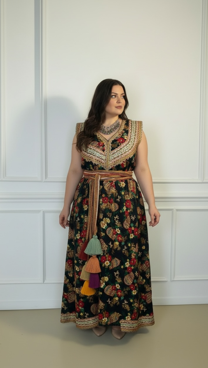 Robe kabyle ete grande taille 