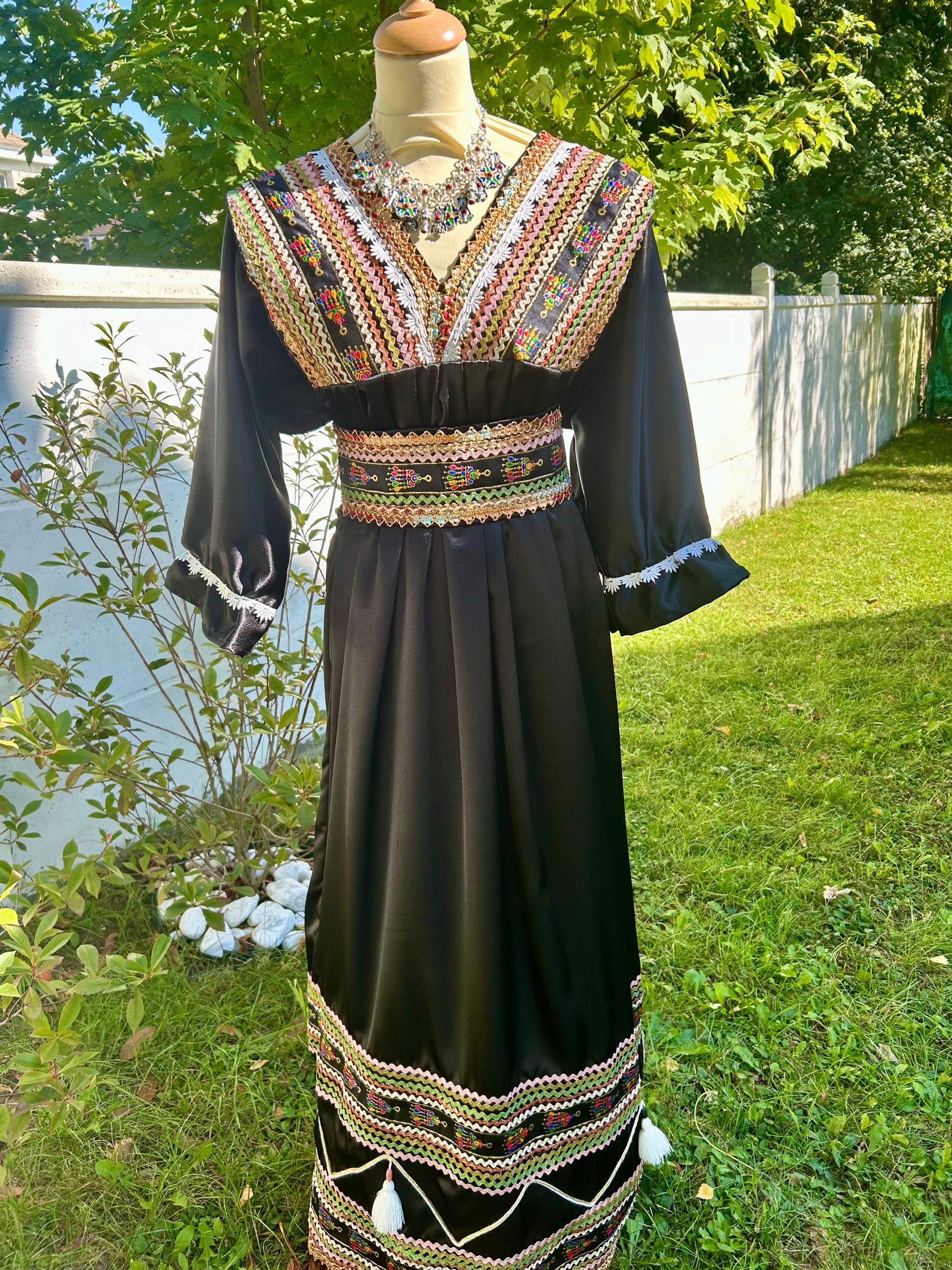 Robe kabyle fête noire 