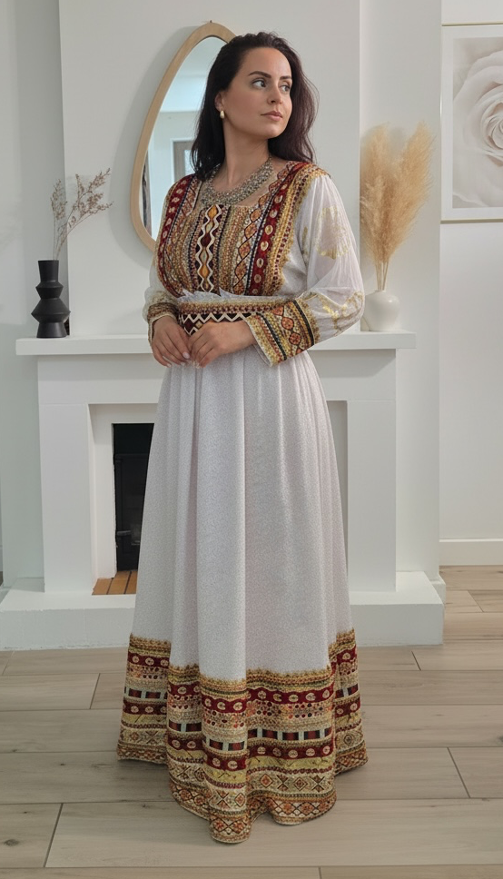 Robe kabyle tendance pour fete et mariage 