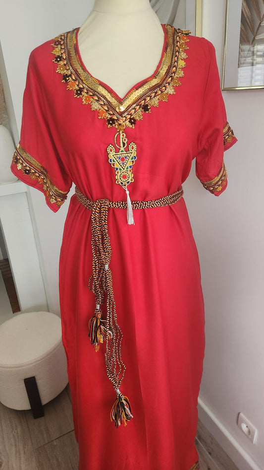 Robe kabyle rouge